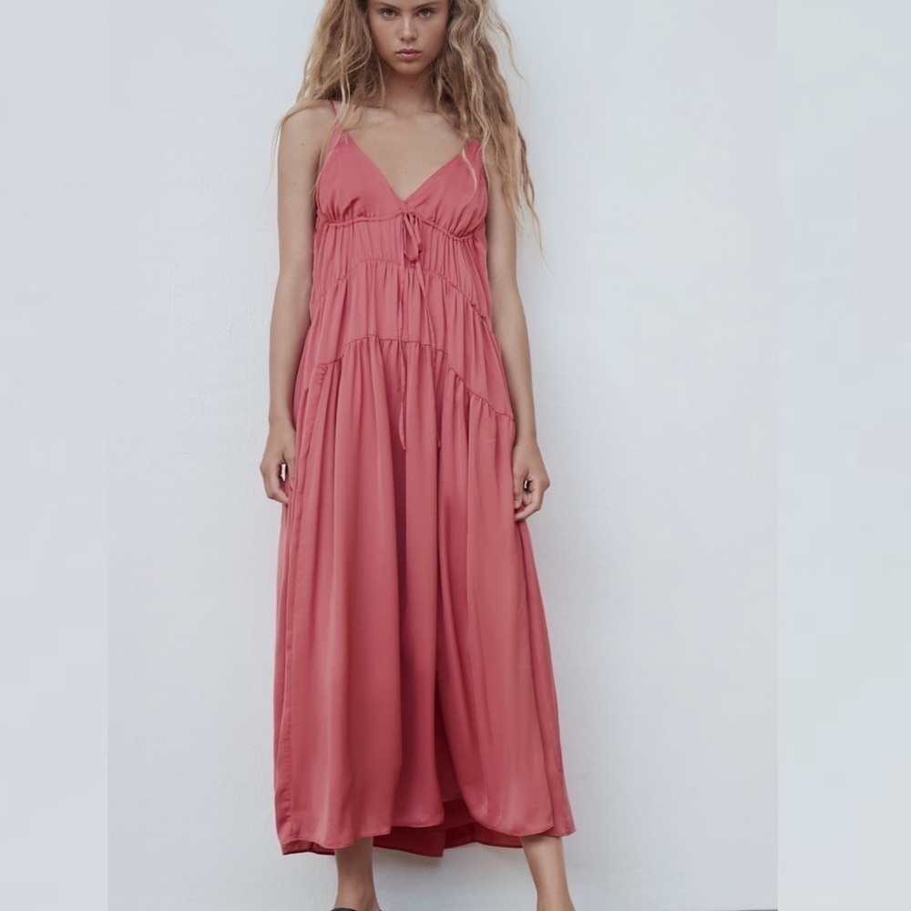 ZARA Satin Dress